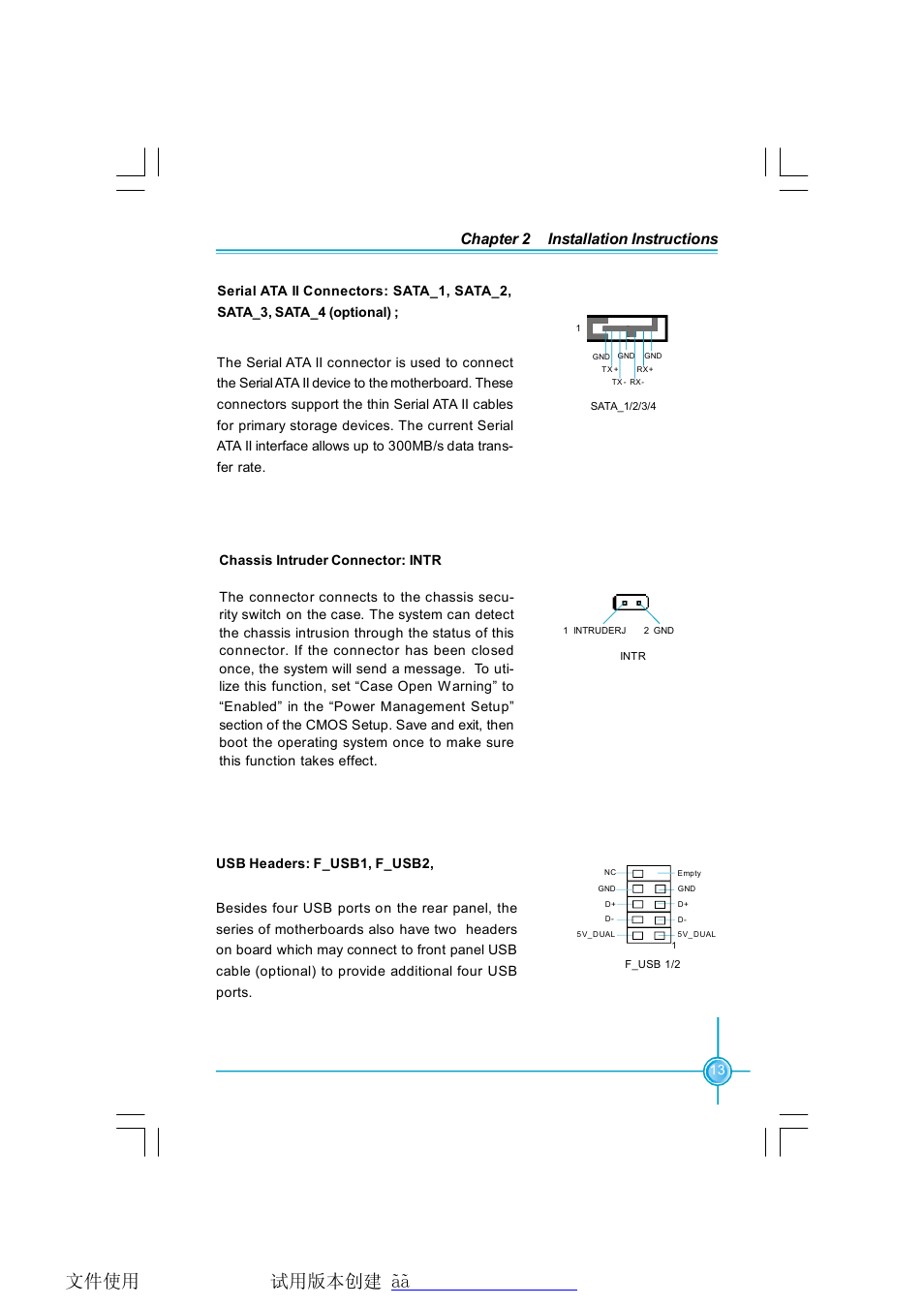 Chapter 2 installation instructions | Foxconn MCP61PM2MA-8EKRS2H User Manual | Page 20 / 61