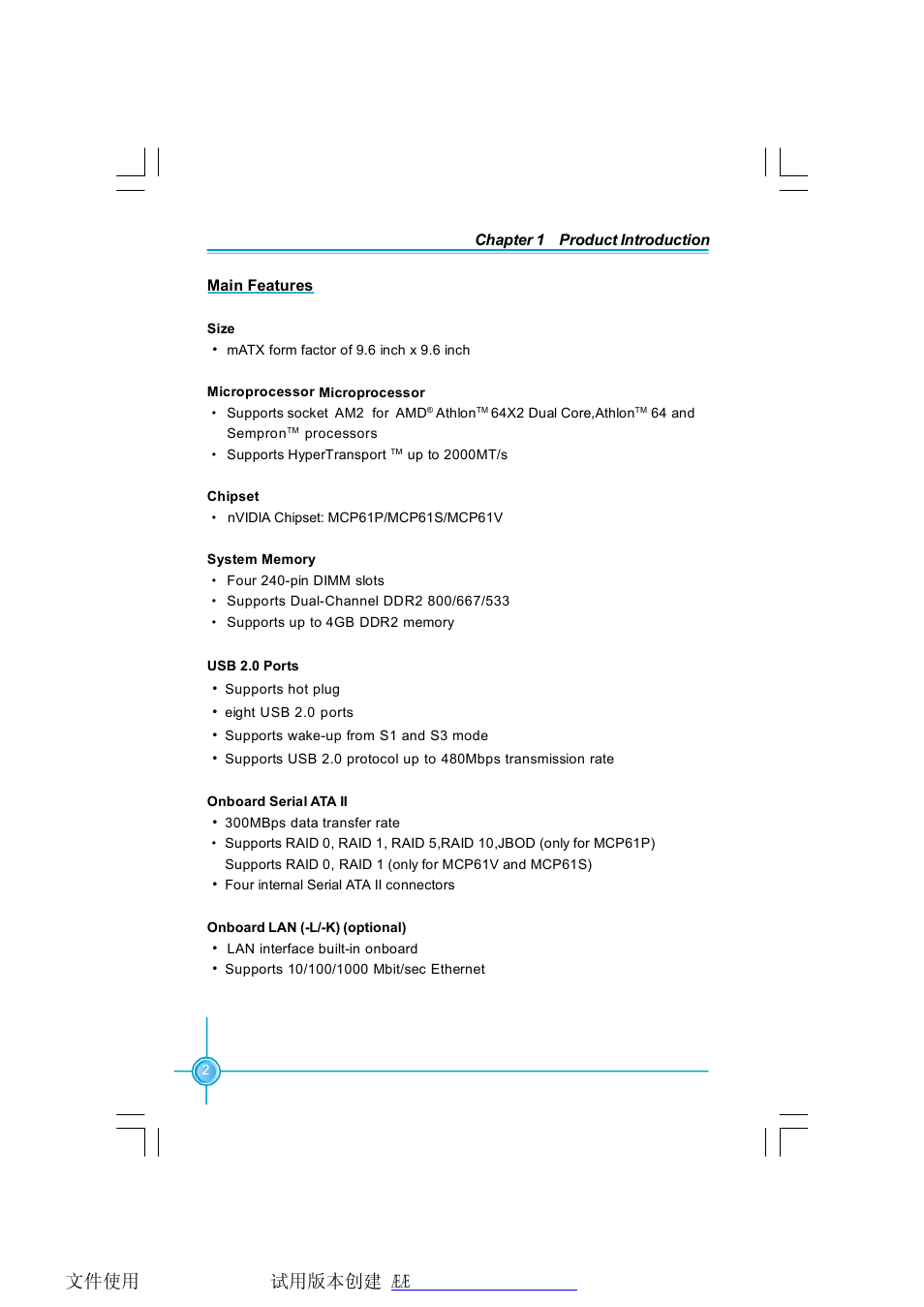 Foxconn MCP61PM2MA-8EKRS2H User Manual | Page 9 / 61