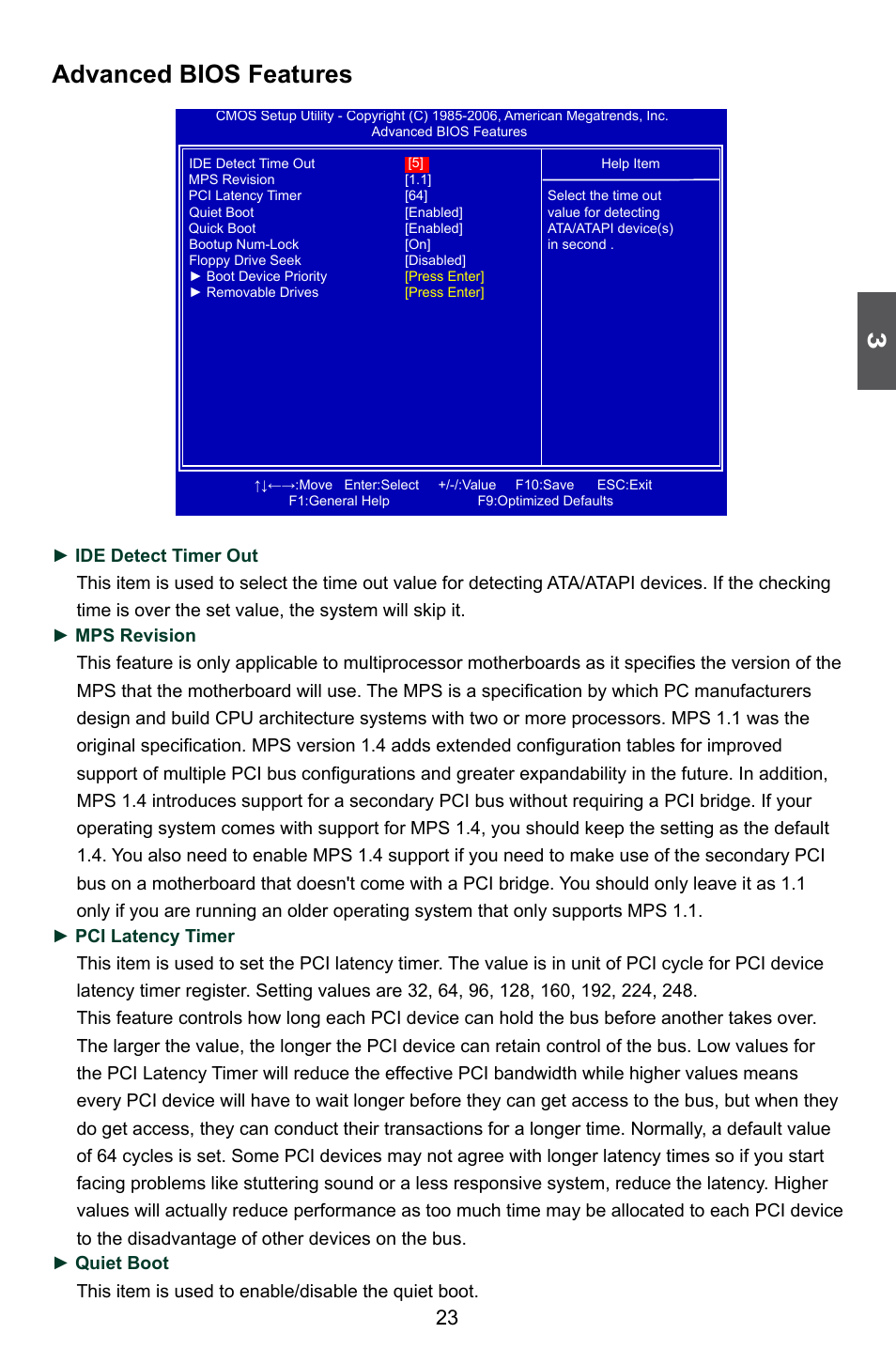 Advanced bios features | Foxconn A85GM User Manual | Page 30 / 104