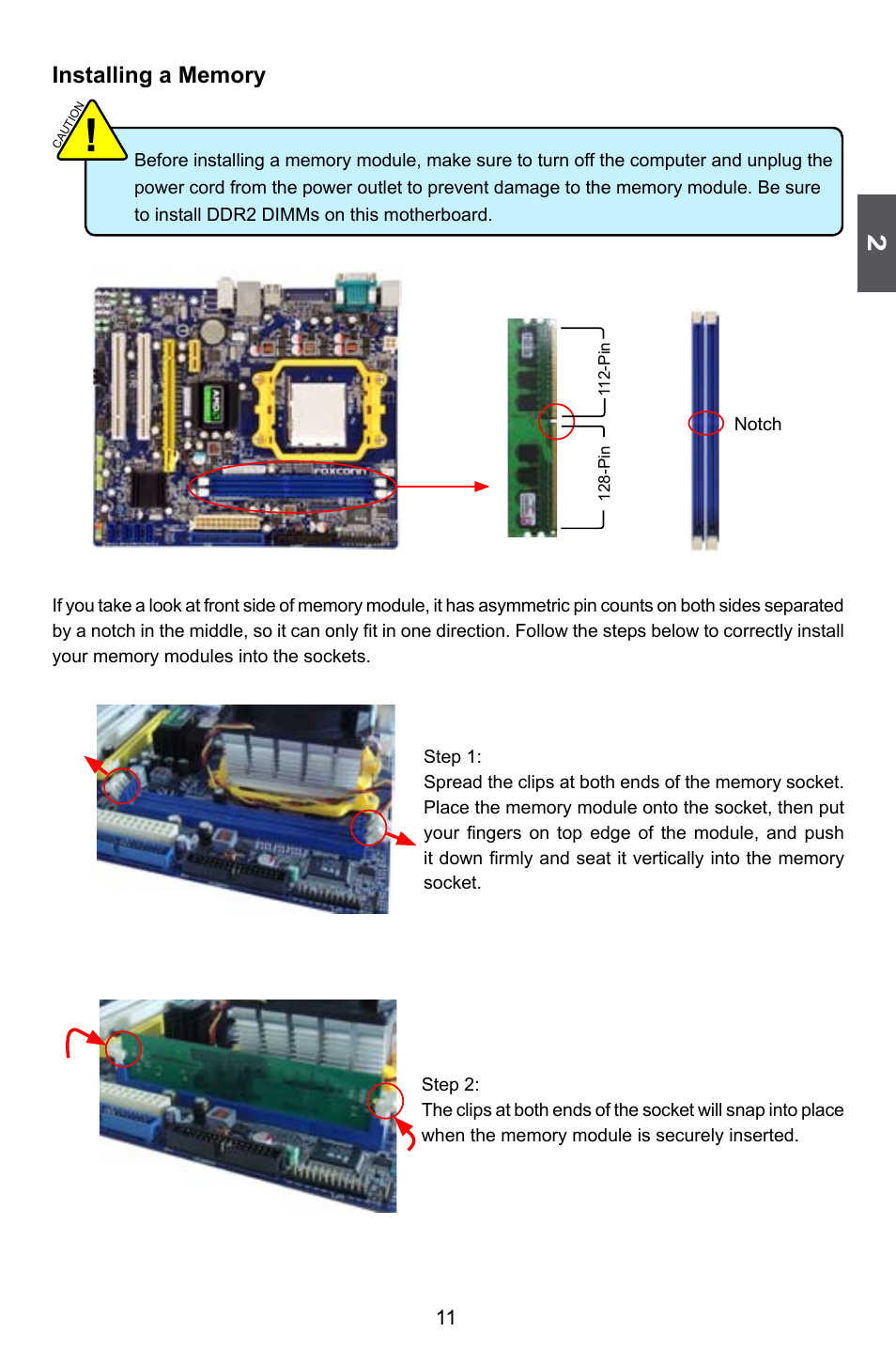 Foxconn A74ML Series User Manual | Page 18 / 105