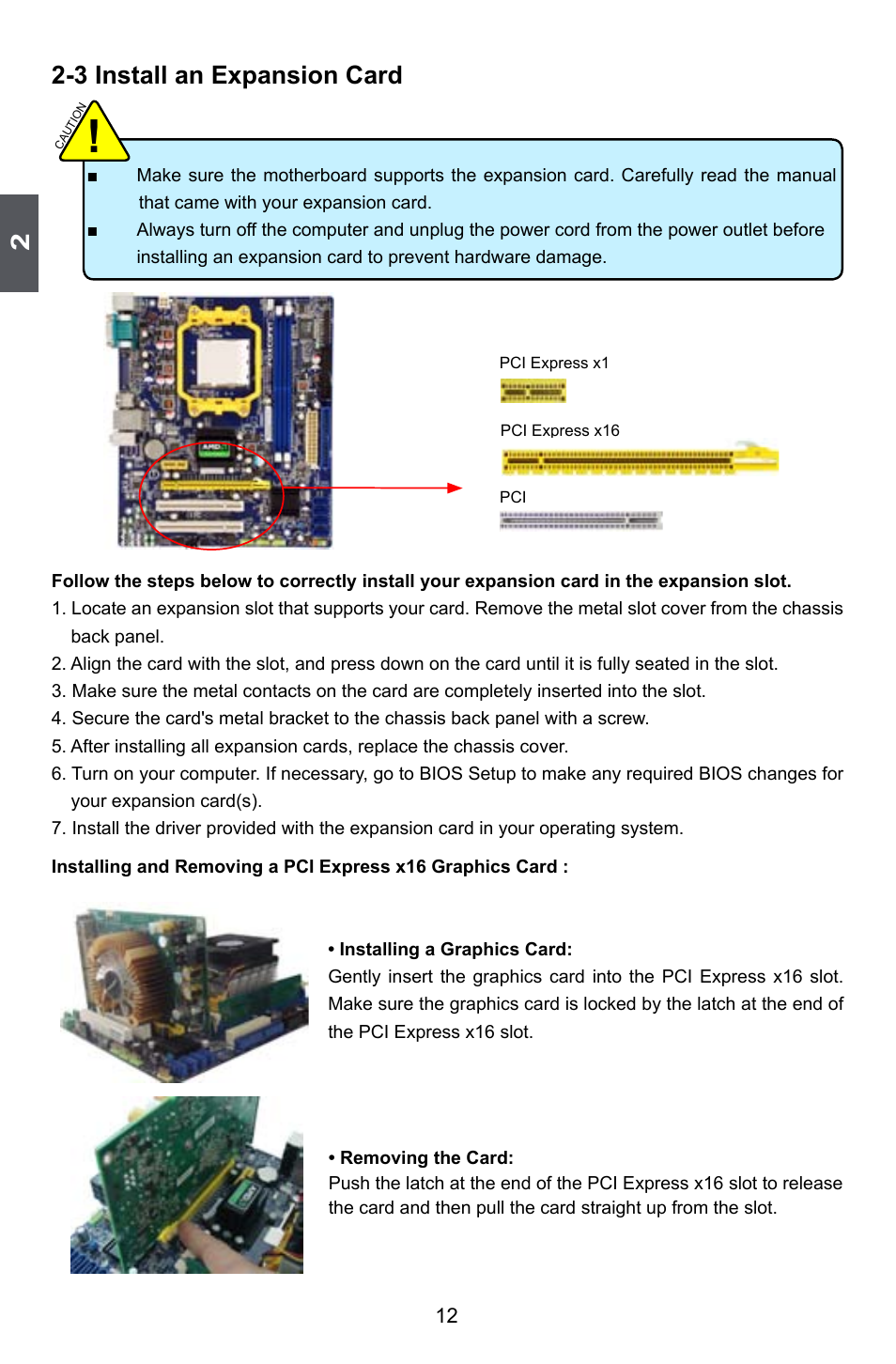 3 install an expansion card | Foxconn A74ML Series User Manual | Page 19 / 105