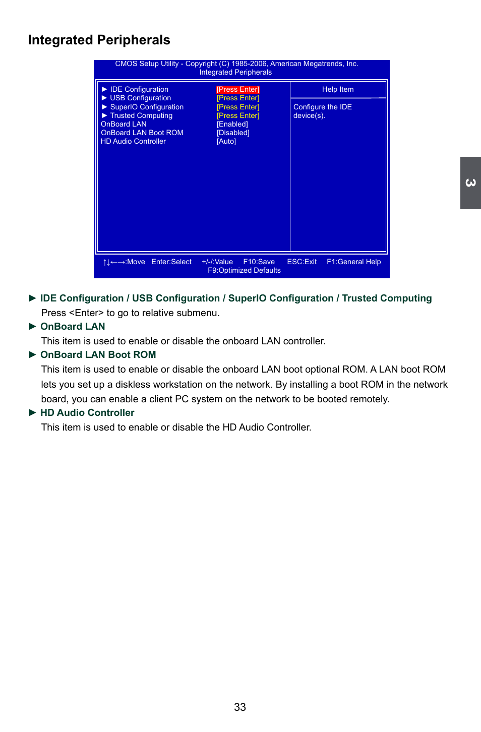 Integrated peripherals | Foxconn A74ML Series User Manual | Page 40 / 105