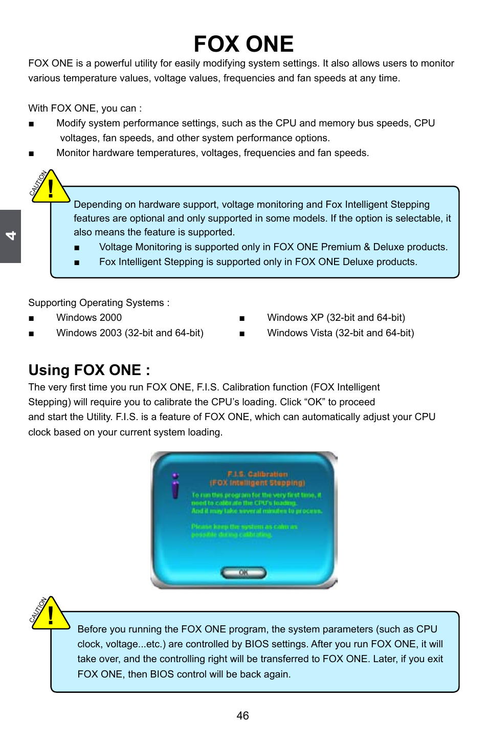 Fox one, Using fox one | Foxconn A74ML Series User Manual | Page 53 / 105