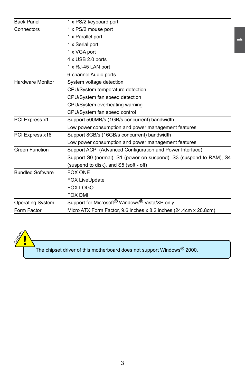Foxconn A76ML Series User Manual | Page 10 / 105