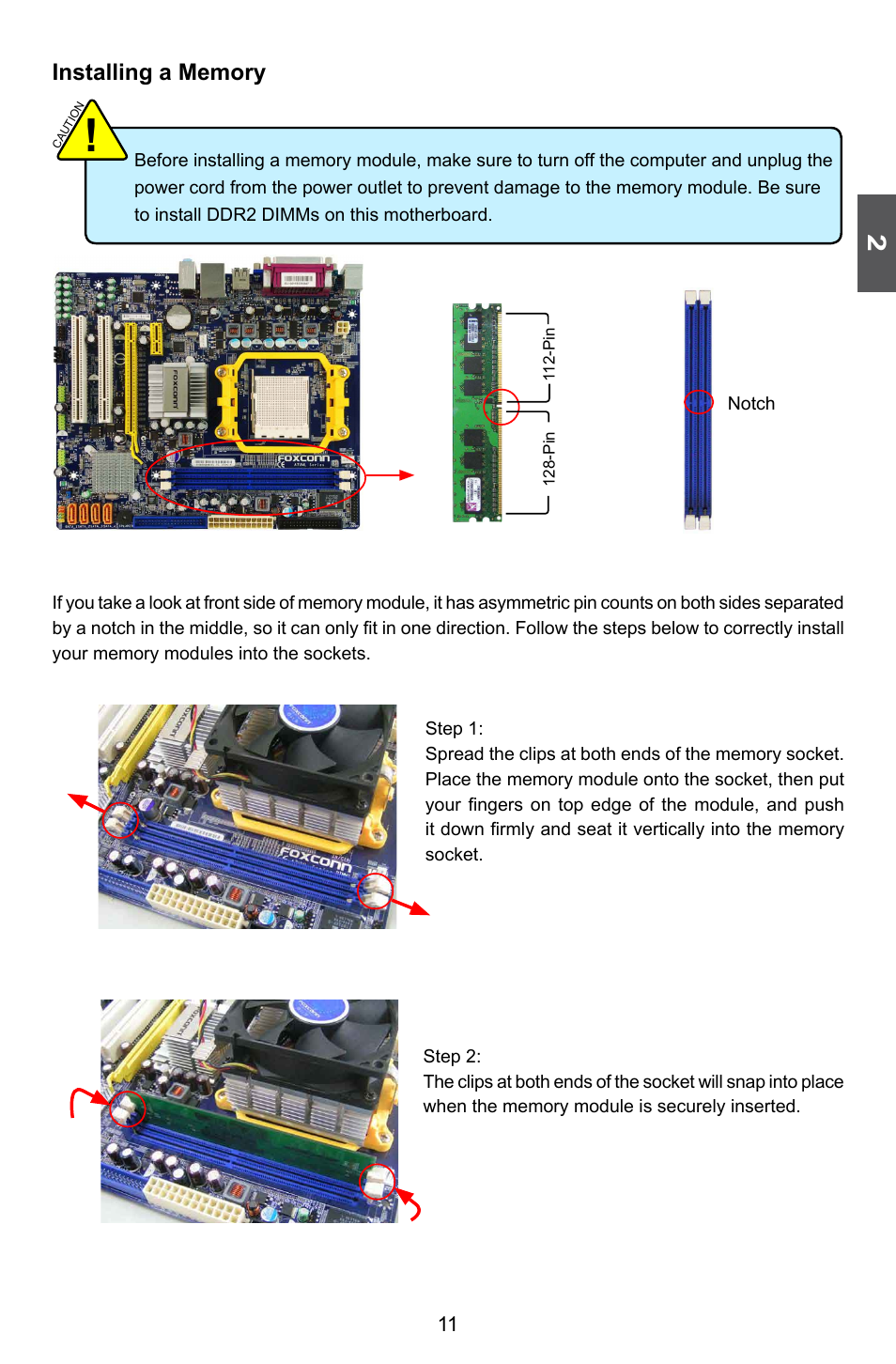 Foxconn A76ML Series User Manual | Page 18 / 105