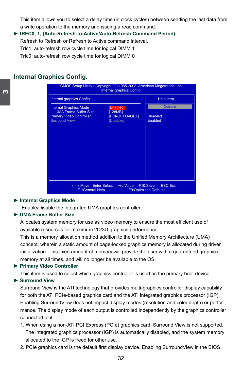 Internal graphics config | Foxconn A76ML Series User Manual | Page 39 / 105