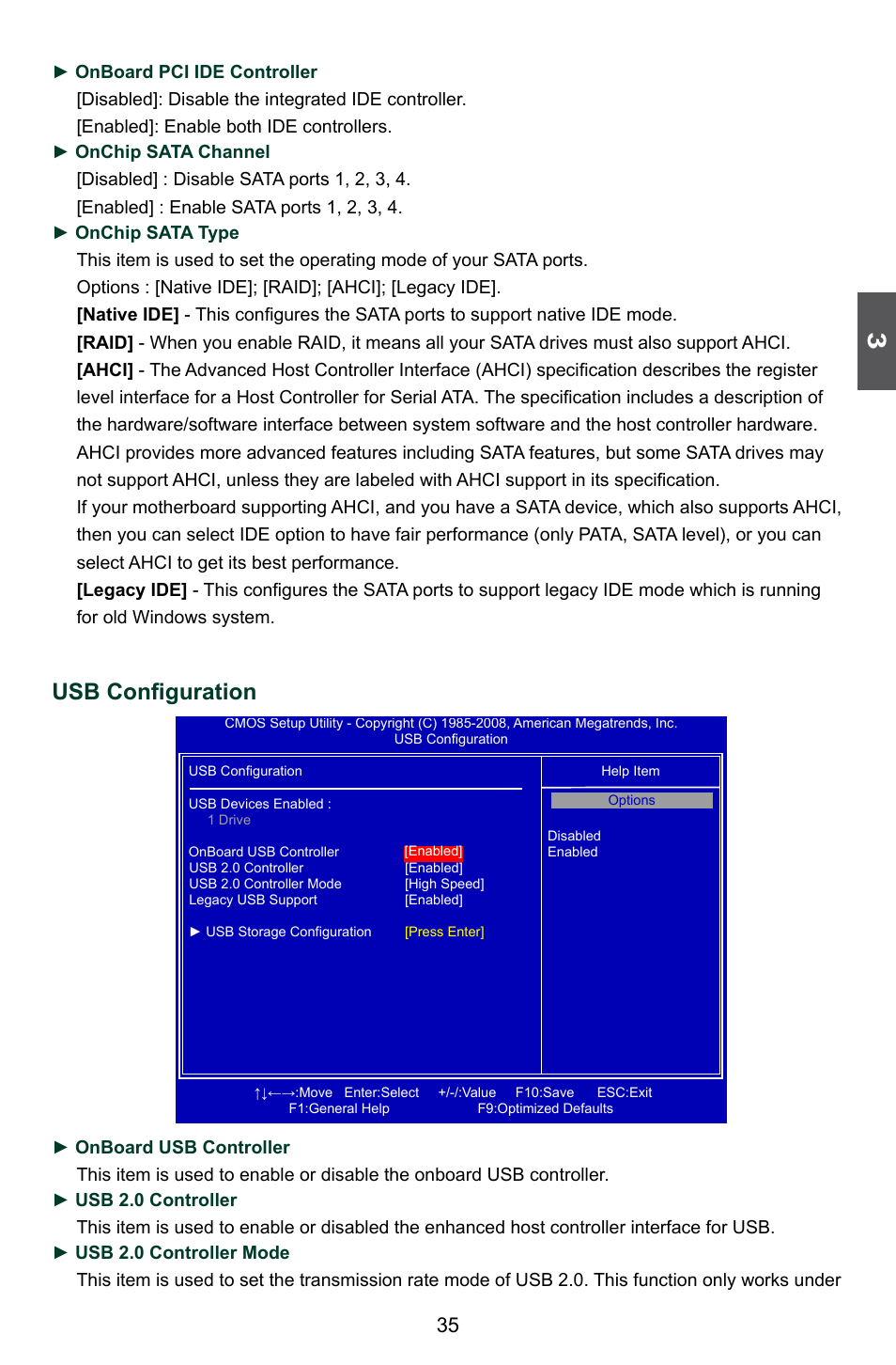 Usb configuration | Foxconn A76ML Series User Manual | Page 42 / 105