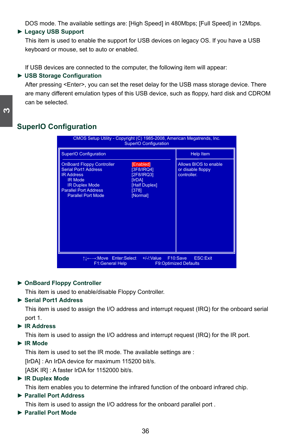 Superio configuration | Foxconn A76ML Series User Manual | Page 43 / 105