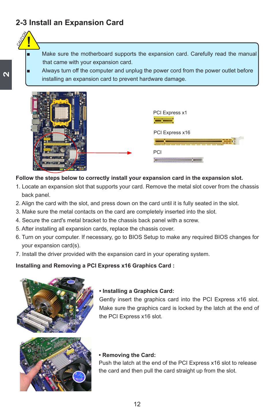 3 install an expansion card | Foxconn A78AX-K User Manual | Page 19 / 106