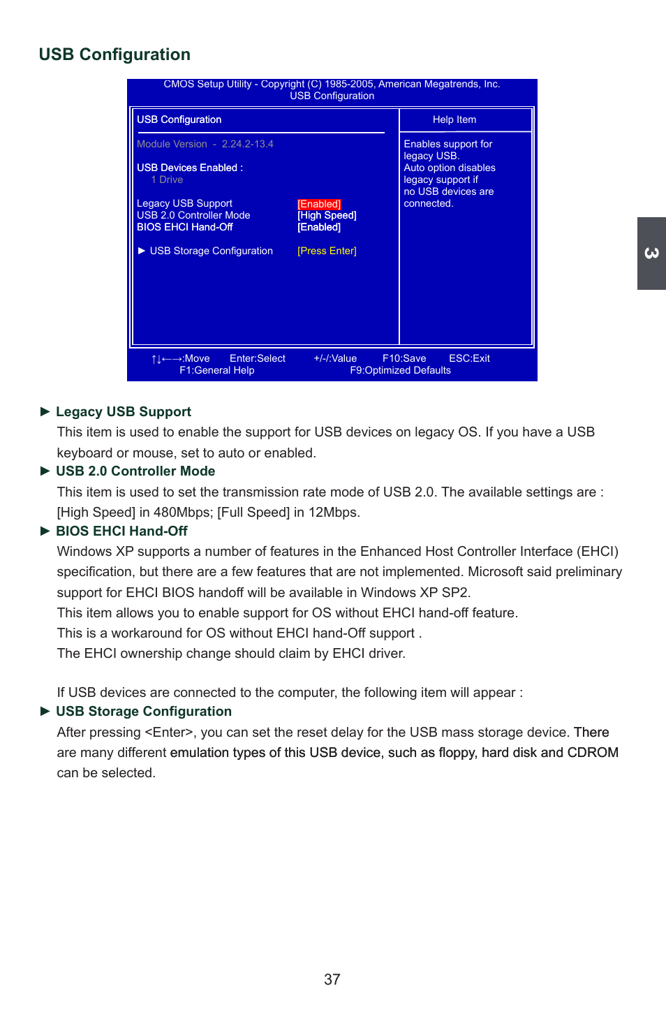 Usb configuration | Foxconn A78AX-K User Manual | Page 44 / 106