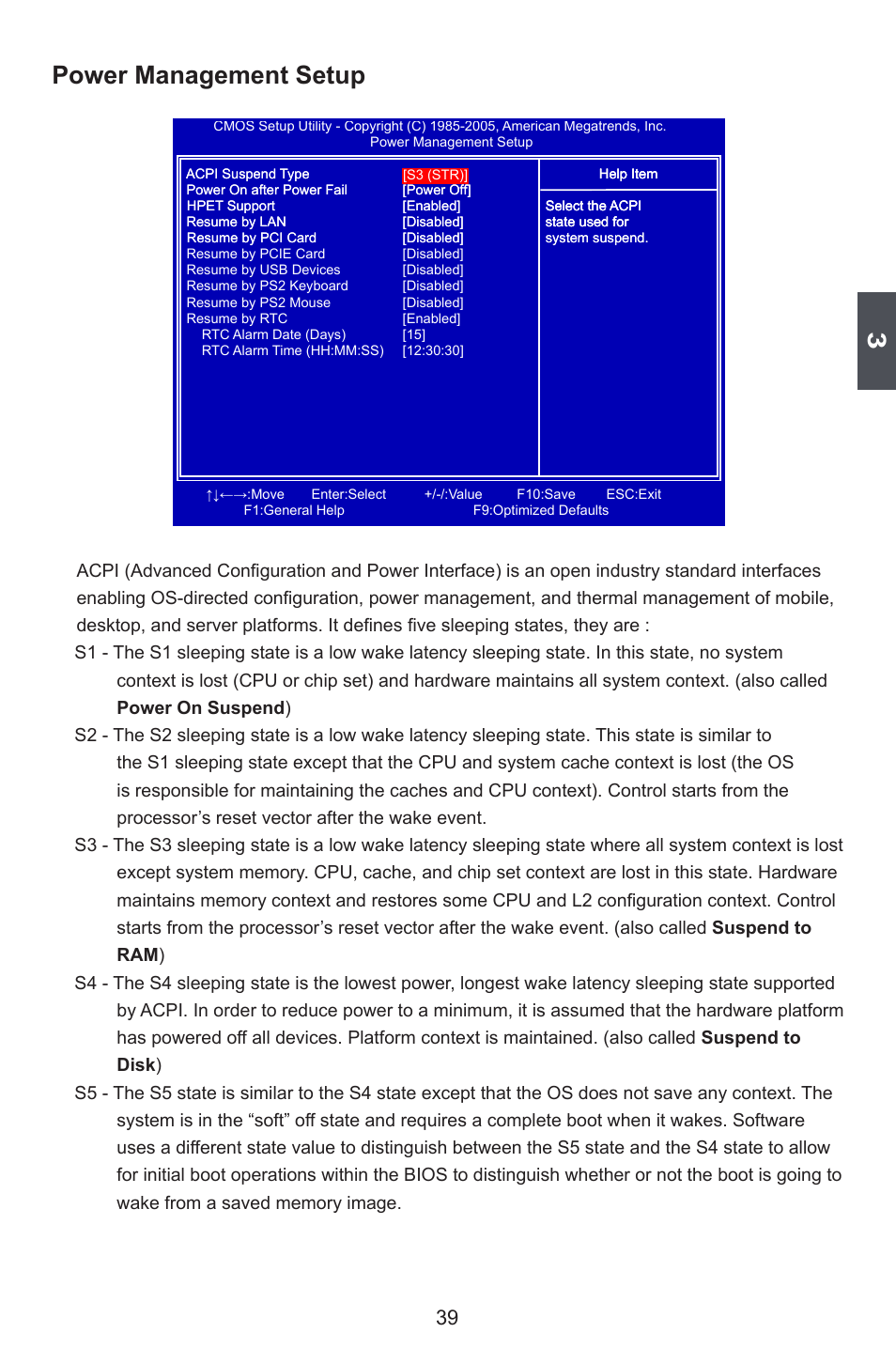 Power management setup | Foxconn A78AX-K User Manual | Page 46 / 106