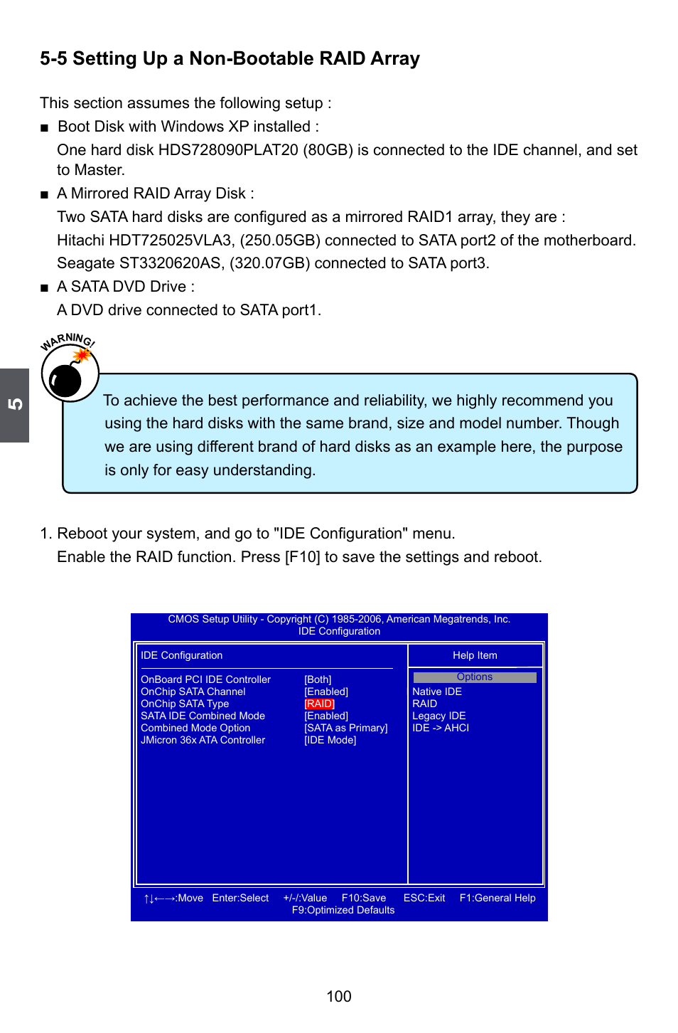 5 setting up a non-bootable raid array | Foxconn A79A-S User Manual | Page 107 / 115