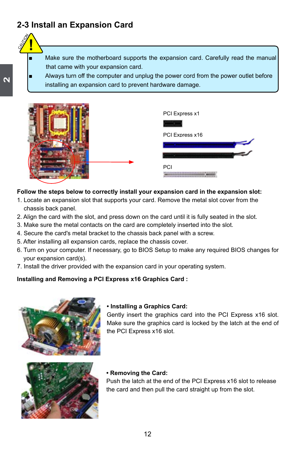3 install an expansion card | Foxconn A79A-S User Manual | Page 19 / 115