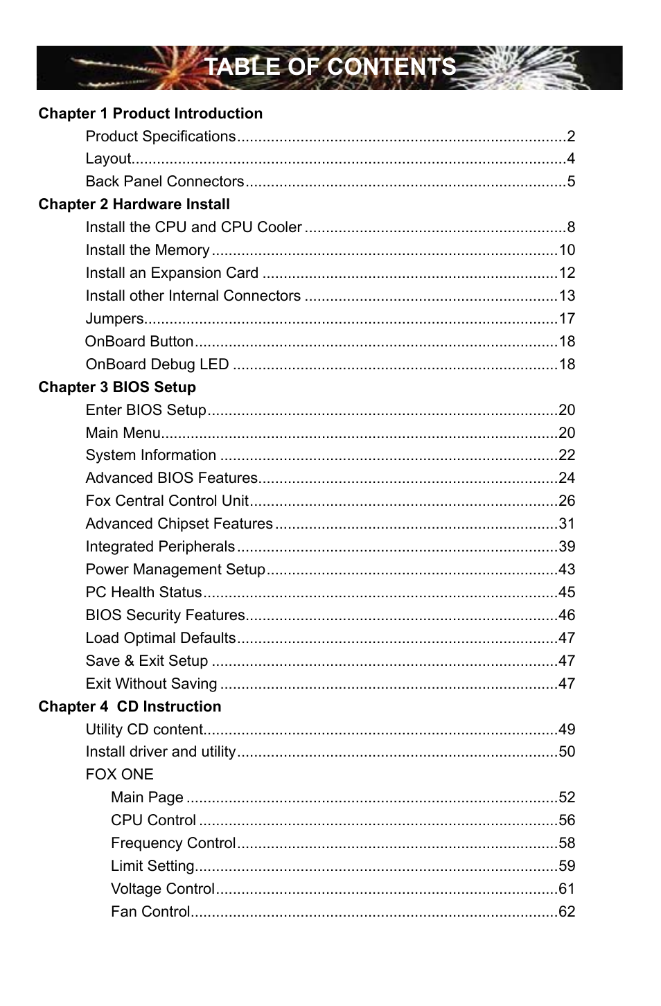 Foxconn A79A-S User Manual | Page 6 / 115