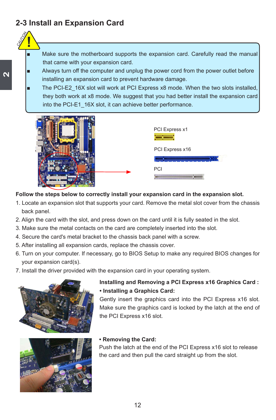3 install an expansion card | Foxconn A7DA Series User Manual | Page 19 / 111