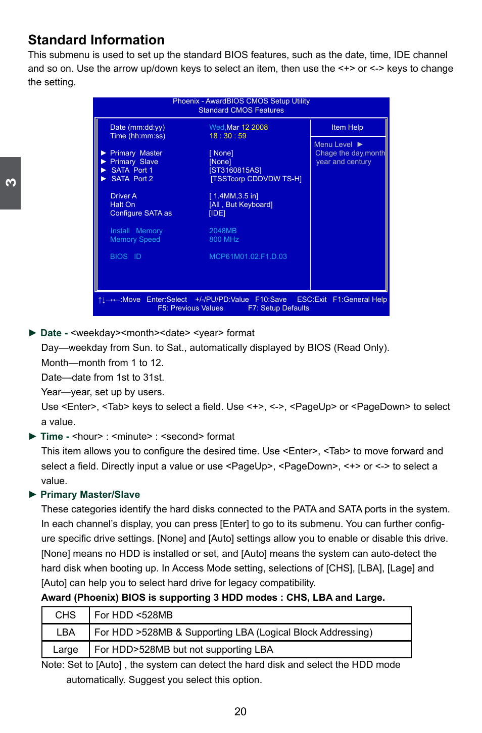 Standard information | Foxconn M61PMX User Manual | Page 27 / 92