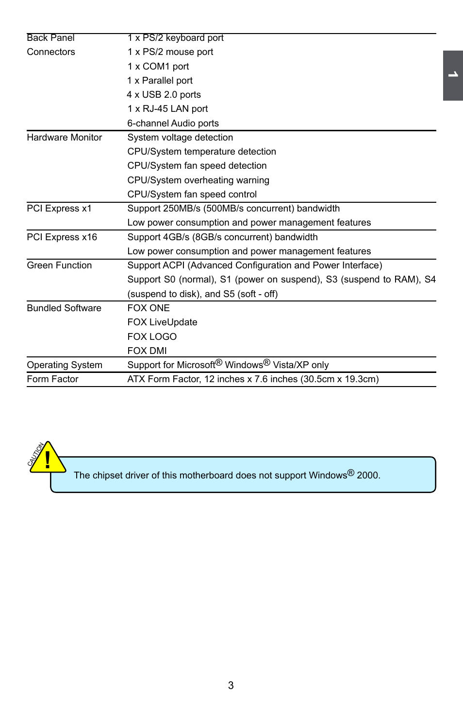 Foxconn 720AL User Manual | Page 10 / 110
