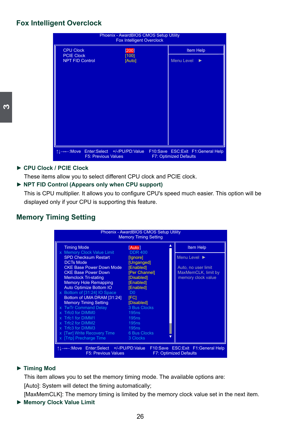 Fox intelligent overclock | Foxconn 720AL User Manual | Page 33 / 110