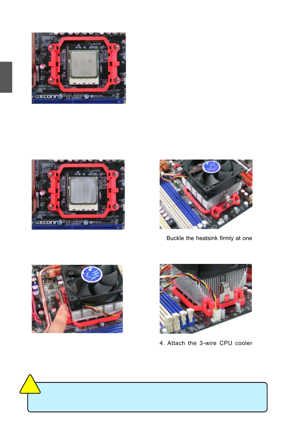 Install the cpu cooler | Foxconn Destroyer User Manual | Page 17 / 113