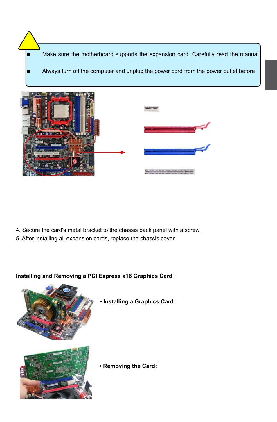 3 install an expansion card | Foxconn Destroyer User Manual | Page 20 / 113