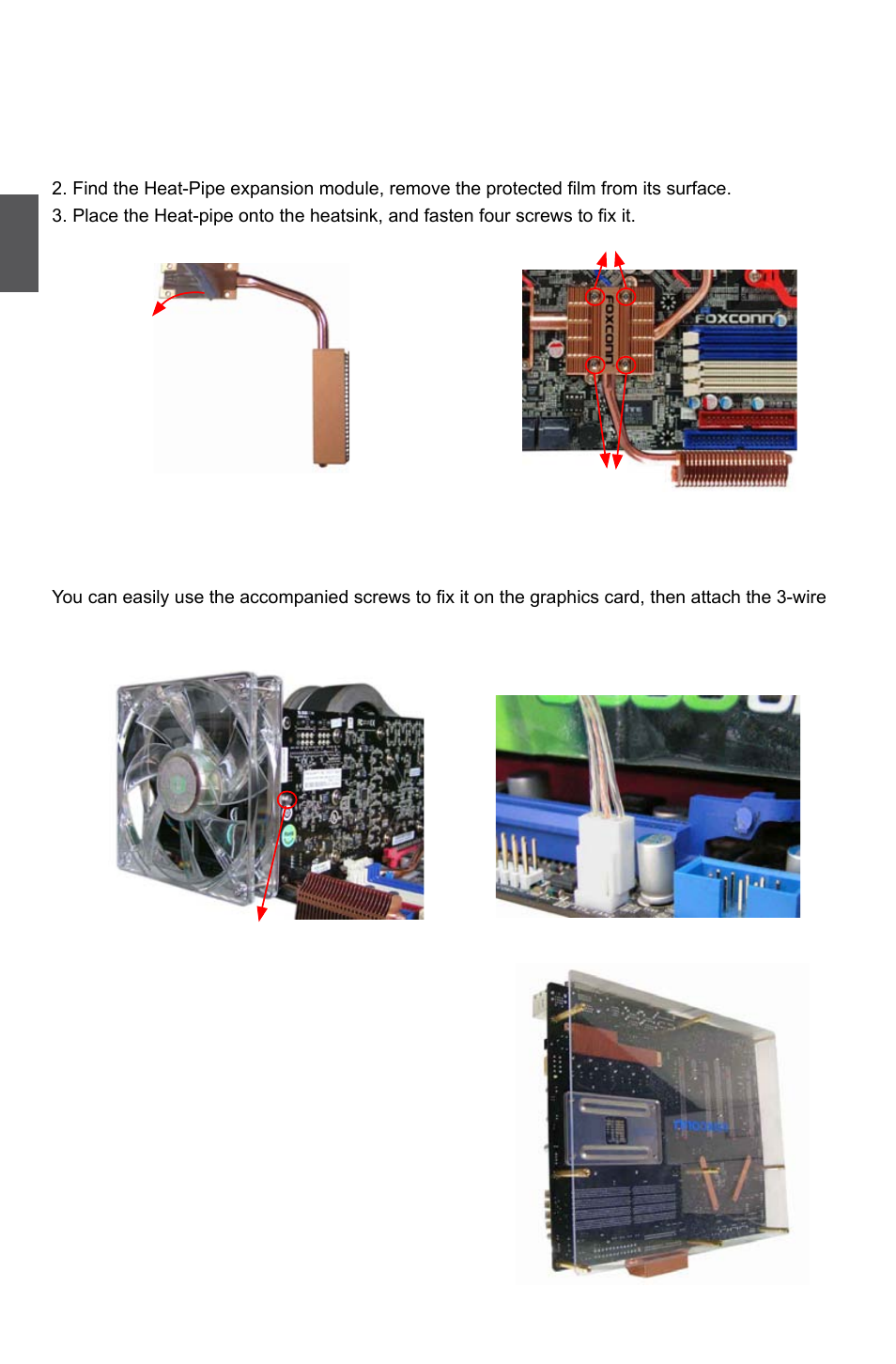 5 install the optional accessory | Foxconn Destroyer User Manual | Page 25 / 113