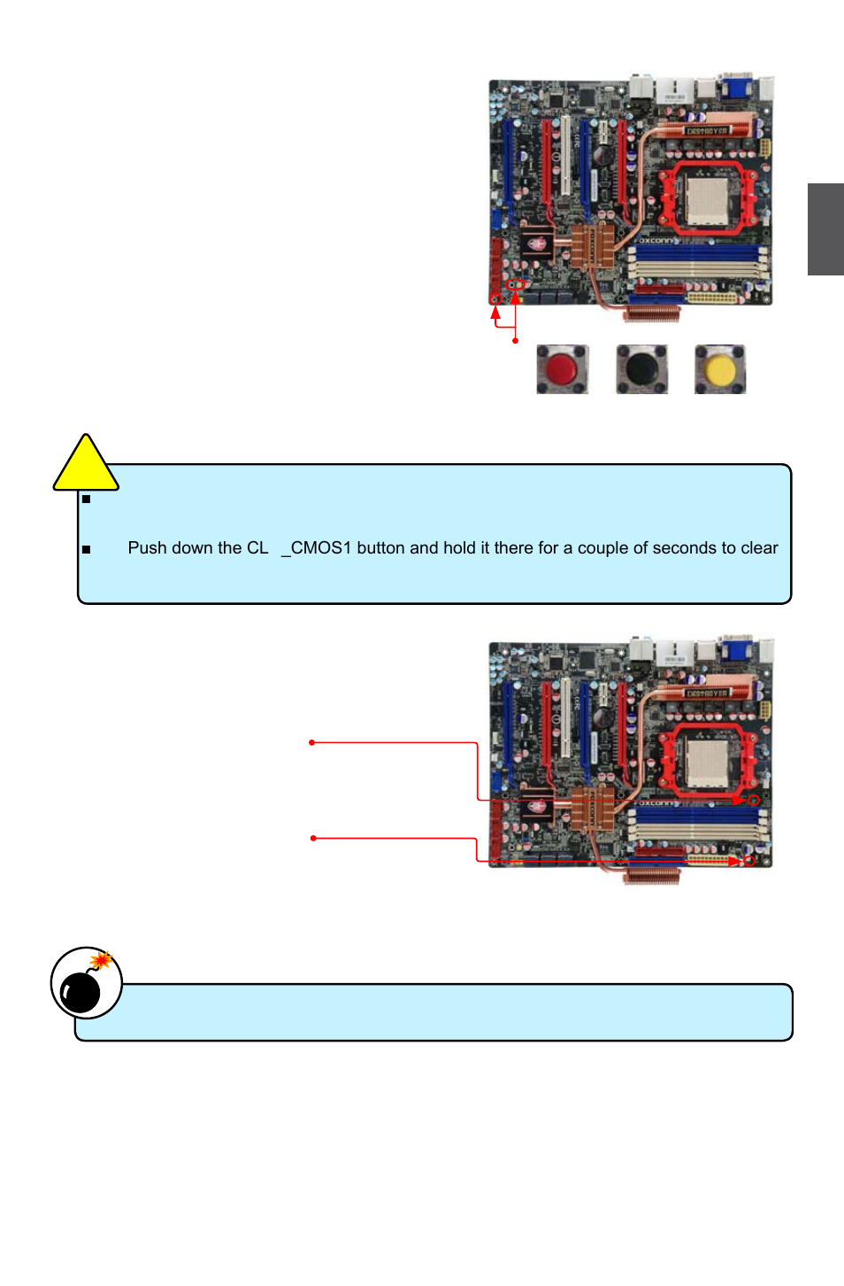 7 onboard button, 8 onboard led | Foxconn Destroyer User Manual | Page 28 / 113