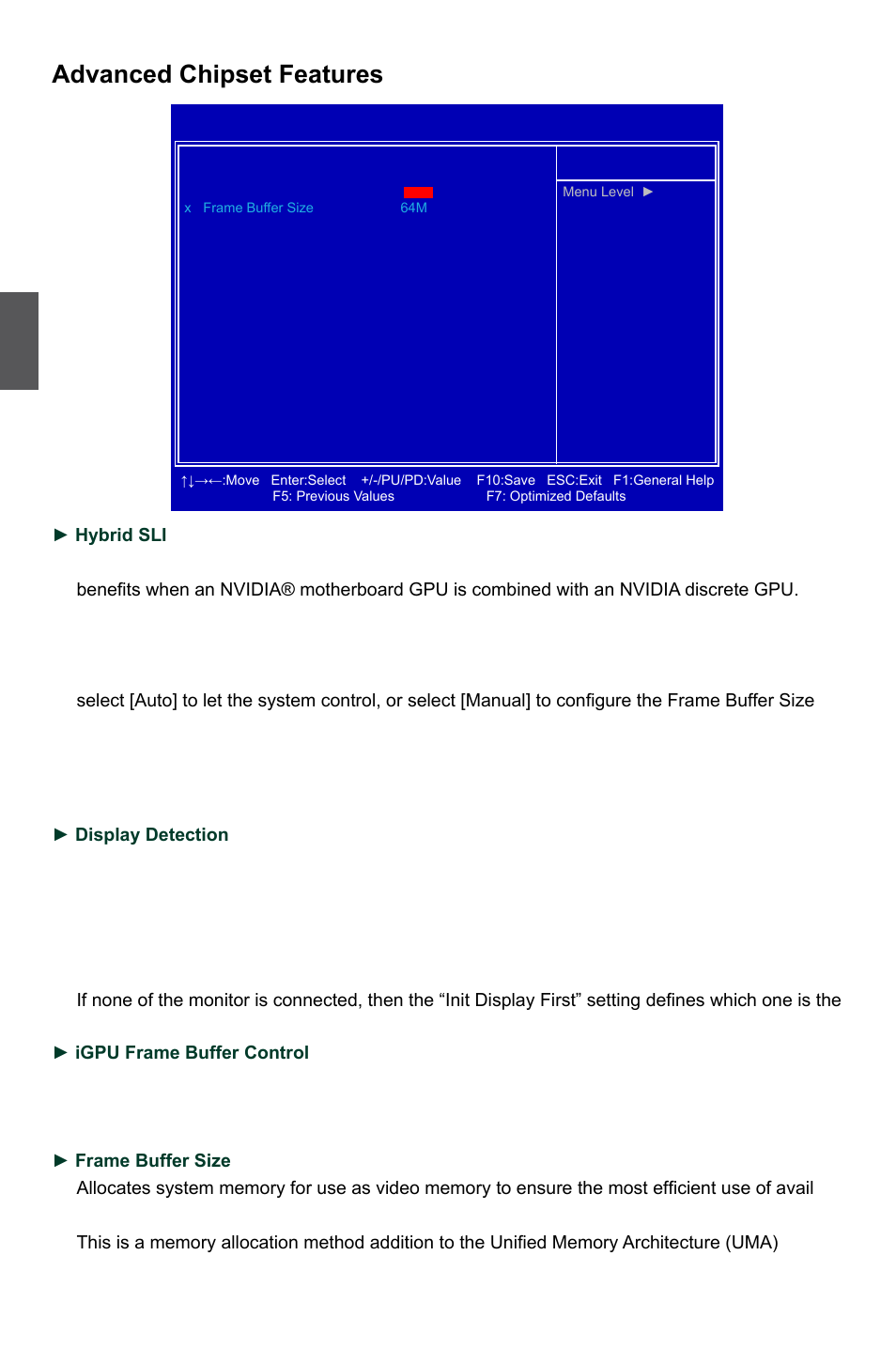 Advanced chipset features | Foxconn Destroyer User Manual | Page 35 / 113