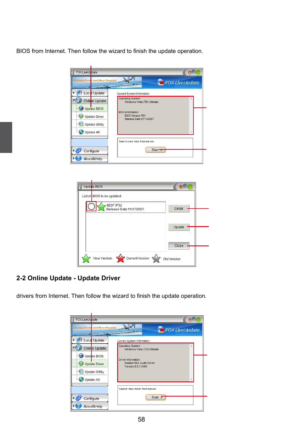 Online update | Foxconn Destroyer User Manual | Page 65 / 113
