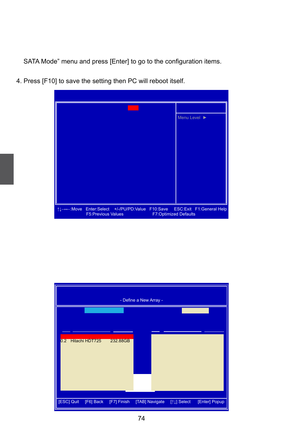 2 raid enable in bios, 3 select a raid array for use | Foxconn Destroyer User Manual | Page 81 / 113