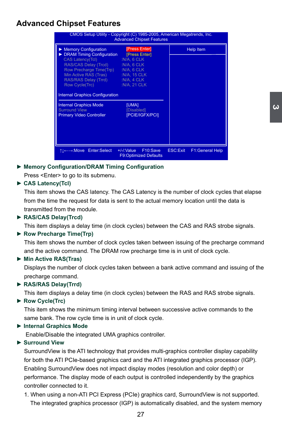 Advanced chipset features | Foxconn A6GMV User Manual | Page 34 / 76