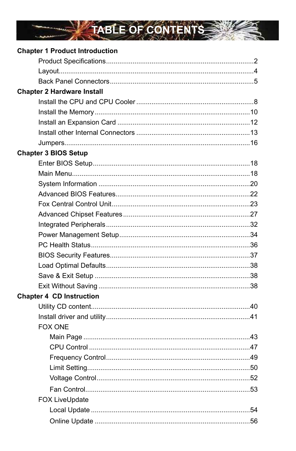 Foxconn A6GMV User Manual | Page 6 / 76