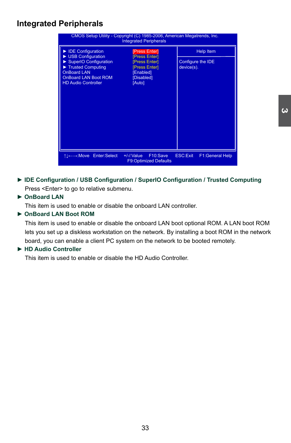 Integrated peripherals | Foxconn A74ML-K 3.0 User Manual | Page 40 / 105