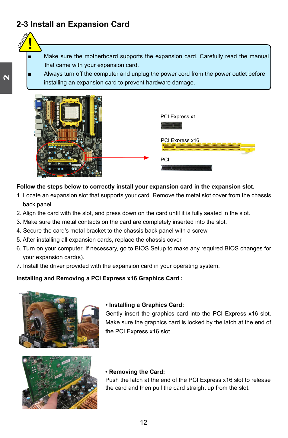 3 install an expansion card | Foxconn A7DA 3.0 User Manual | Page 19 / 112