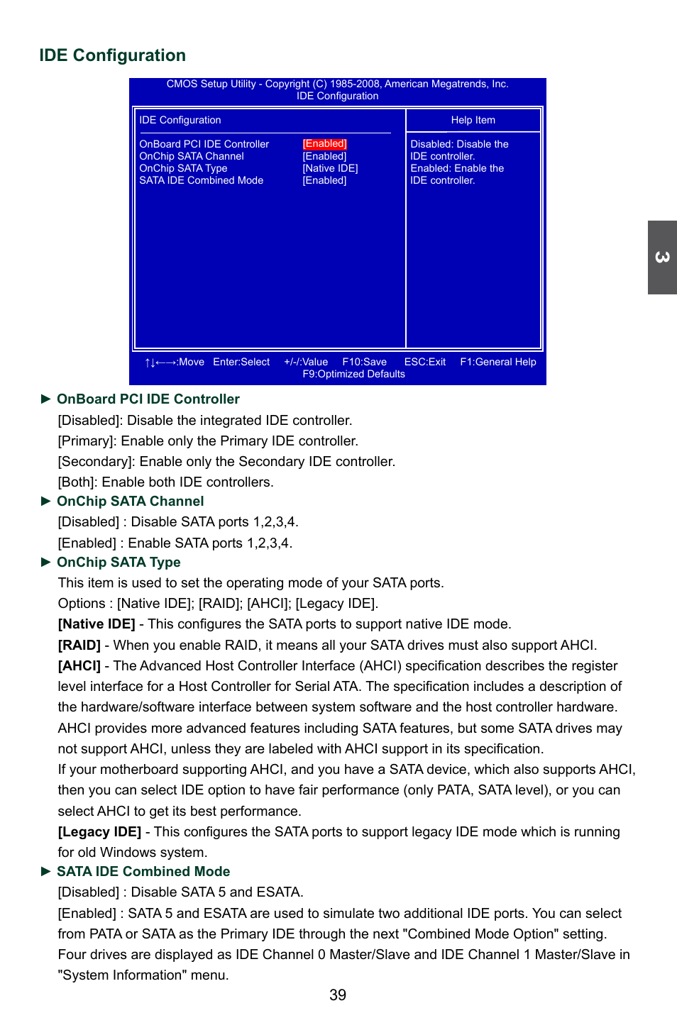 Ide configuration | Foxconn A7DA 3.0 User Manual | Page 46 / 112