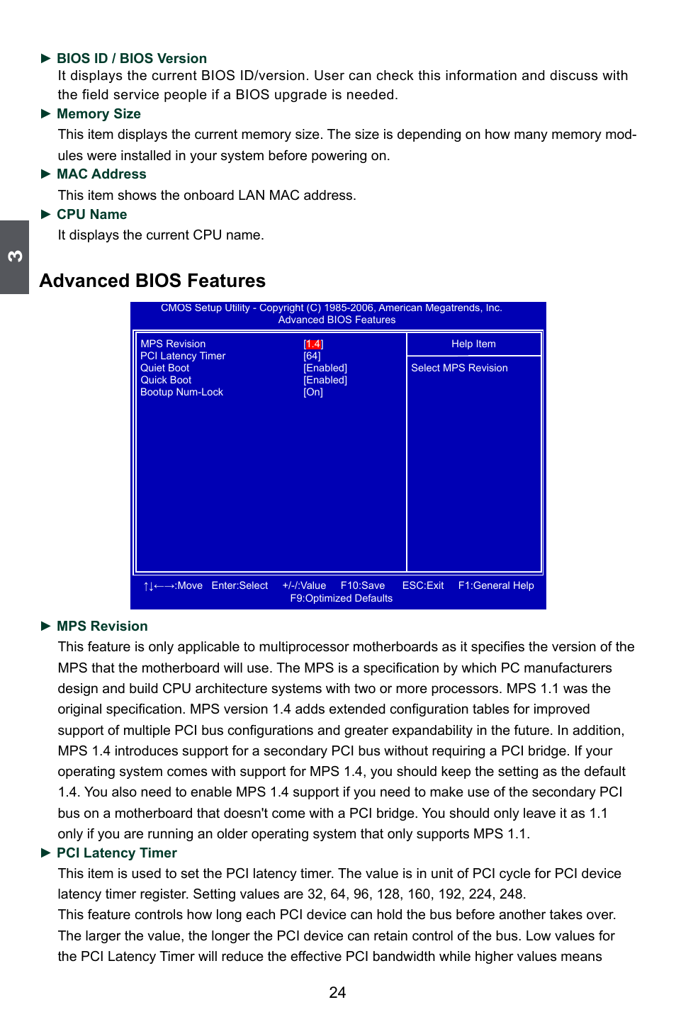 Advanced bios features | Foxconn A88GA User Manual | Page 31 / 54
