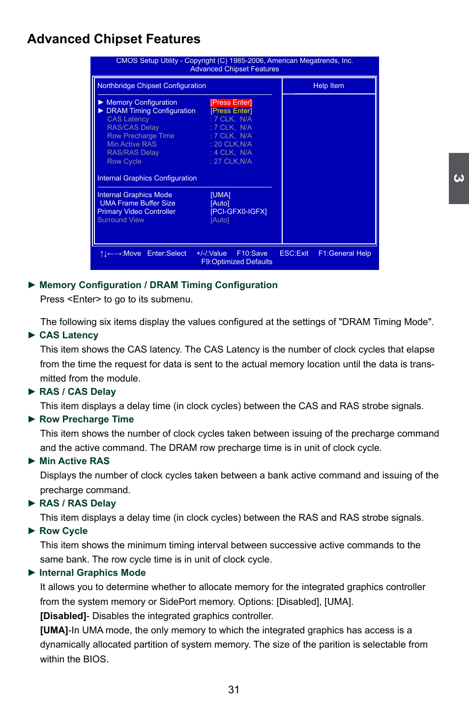 Advanced chipset features | Foxconn A88GA User Manual | Page 38 / 54