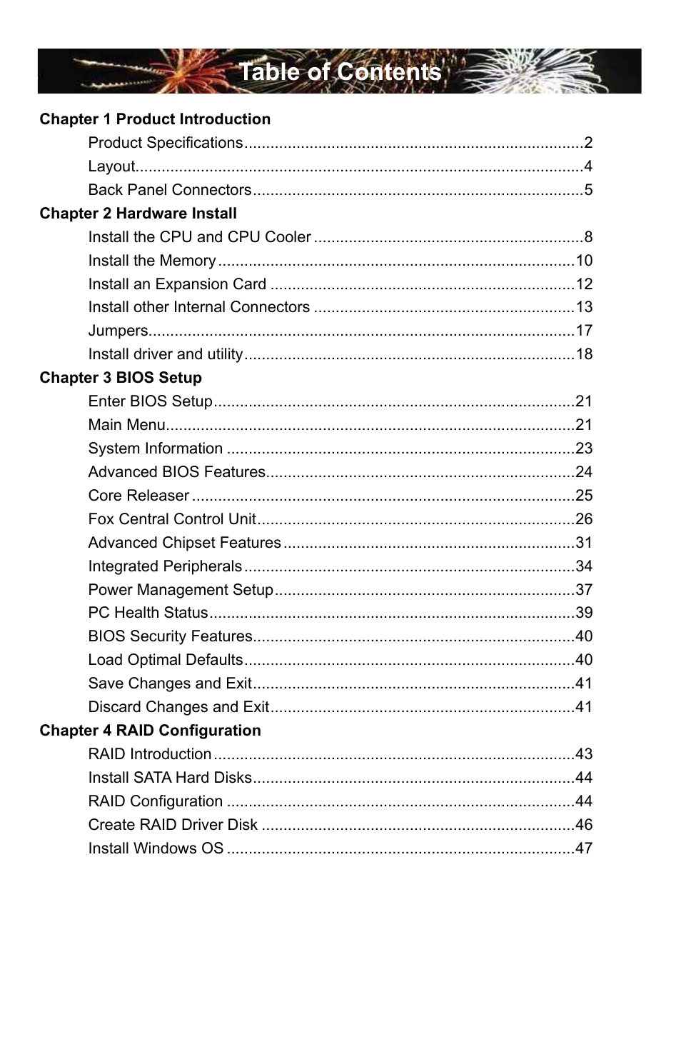 Foxconn A88GA User Manual | Page 6 / 54