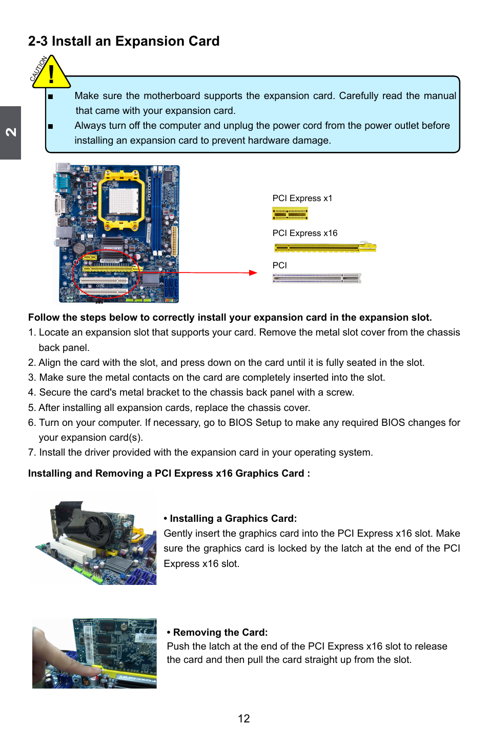3 install an expansion card | Foxconn A88GML User Manual | Page 19 / 101
