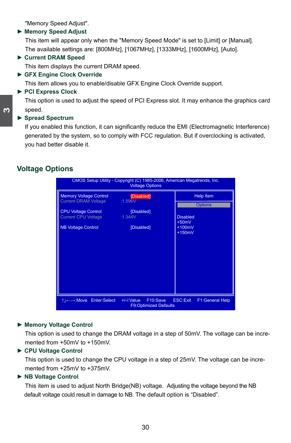 Voltage options | Foxconn A88GMV User Manual | Page 37 / 57