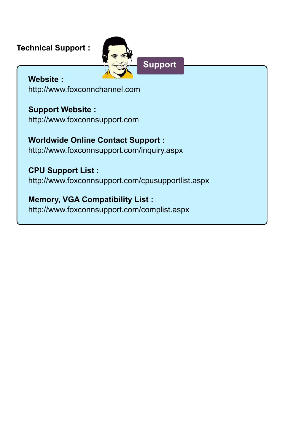 Foxconn A88GMV User Manual | Page 7 / 57