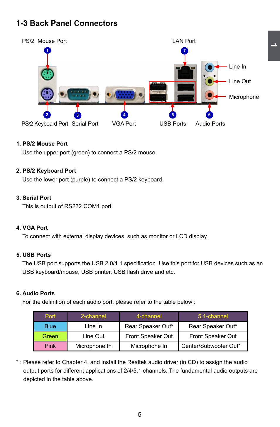 3 back panel connectors | Foxconn M61PML User Manual | Page 12 / 101