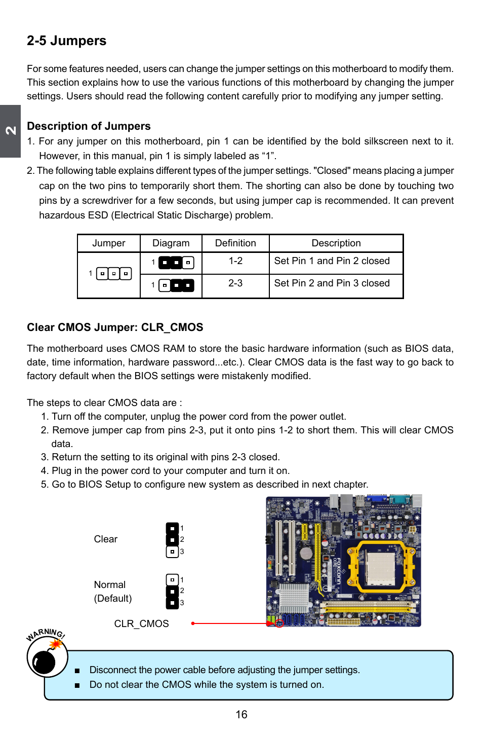 5 jumpers | Foxconn M61PML User Manual | Page 23 / 101