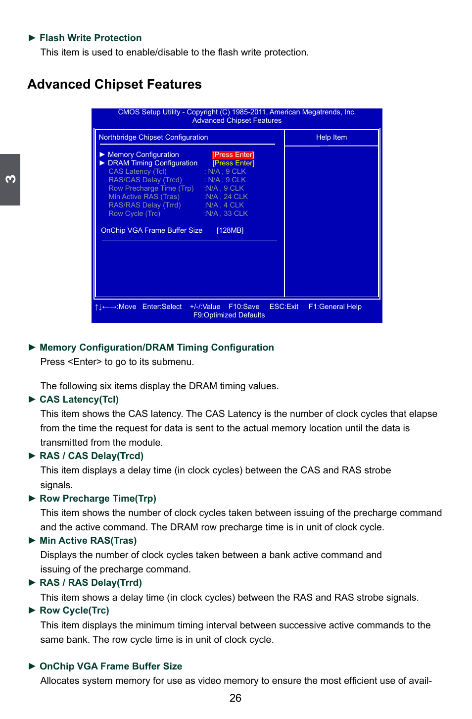 Advanced chipset features | Foxconn M61PML User Manual | Page 33 / 101