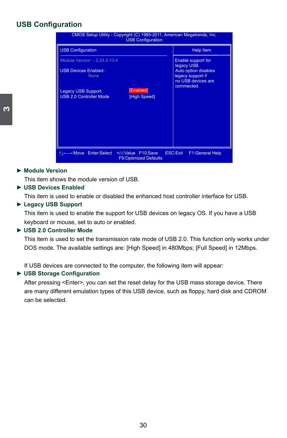 Usb configuration | Foxconn M61PML User Manual | Page 37 / 101