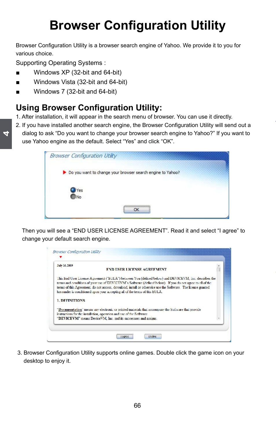 Browser configuration utility, Using browser configuration utility | Foxconn A55A User Manual | Page 73 / 103