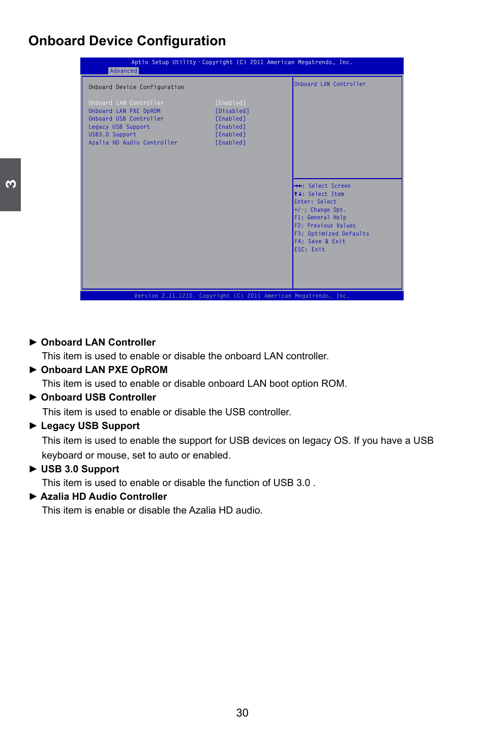 Onboard device configuration | Foxconn A55M User Manual | Page 37 / 104