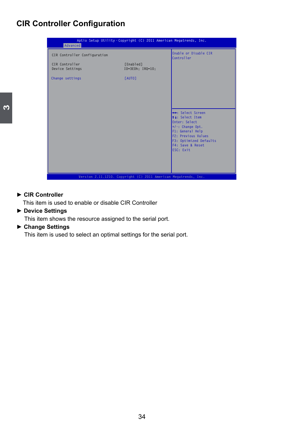 Cir controller configuration | Foxconn A55M User Manual | Page 41 / 104