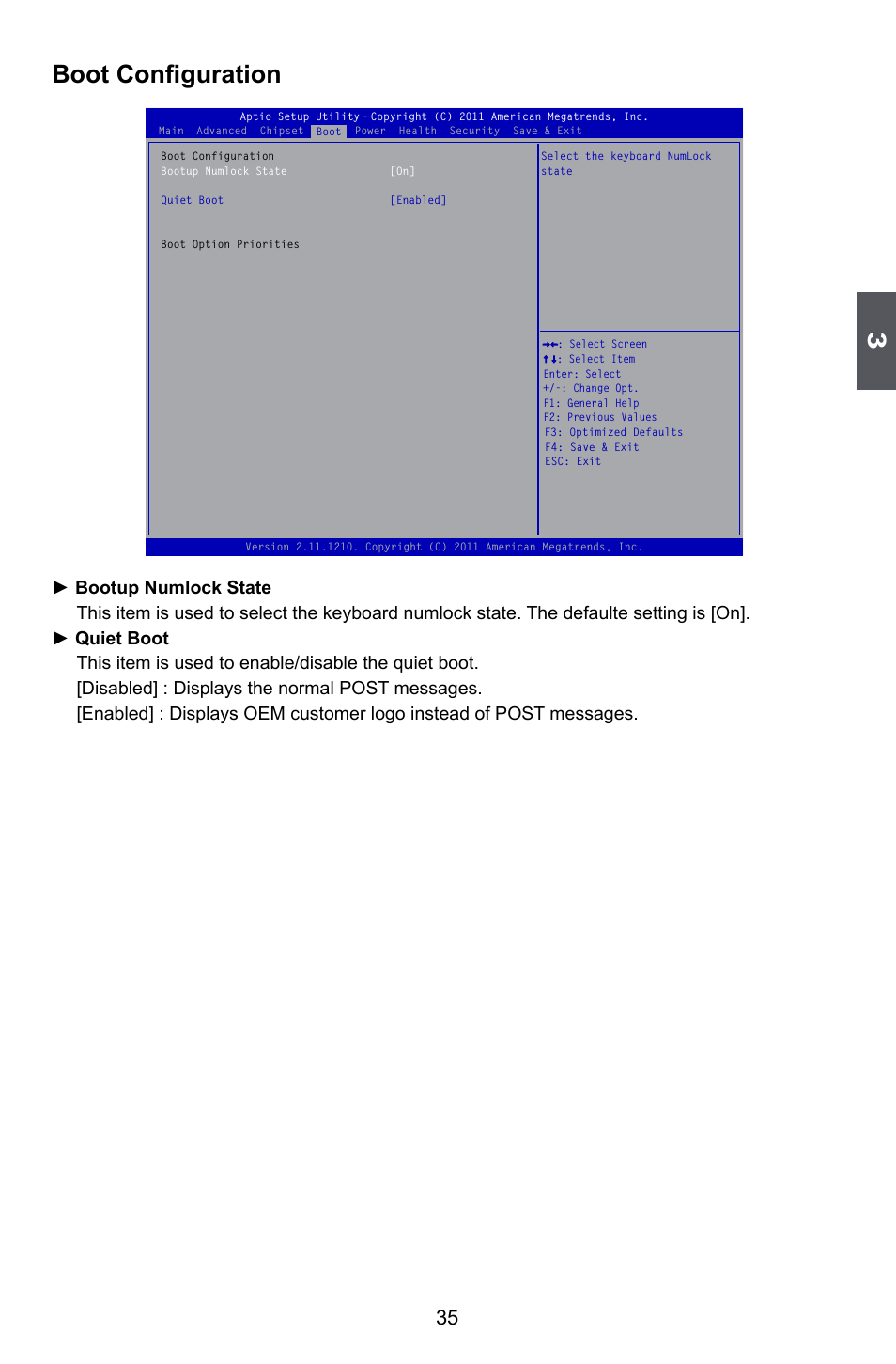 Boot configuration | Foxconn A55M User Manual | Page 42 / 104