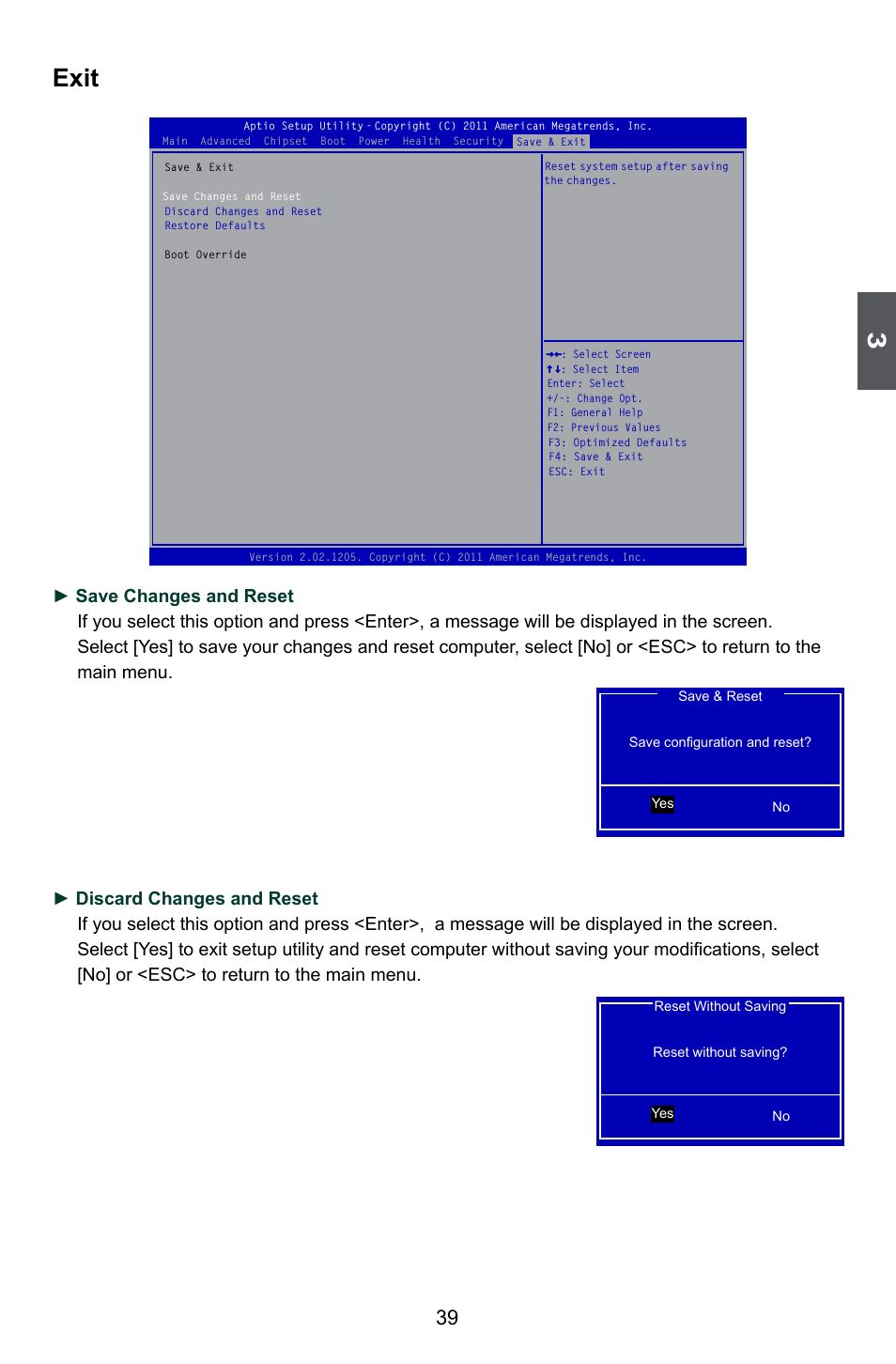 Exit | Foxconn A55M User Manual | Page 46 / 104