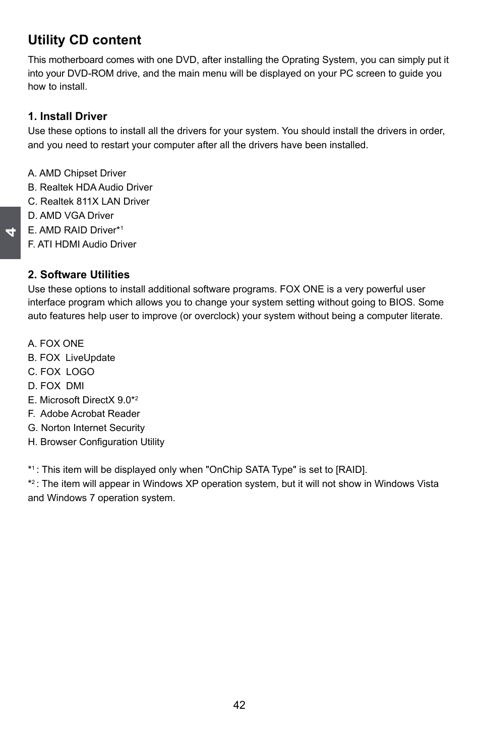 Utility cd content | Foxconn A55M User Manual | Page 49 / 104